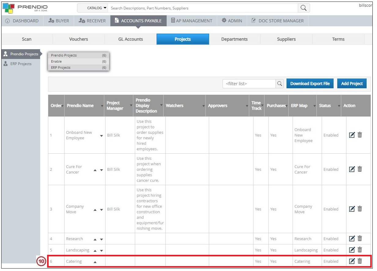Syncing GL Accounts, Projects, and Departments in Accounts Payable with